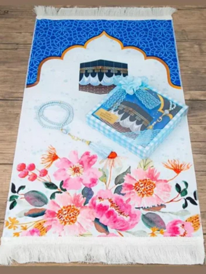 Kids Prayer Mat & Tasbeeh Set