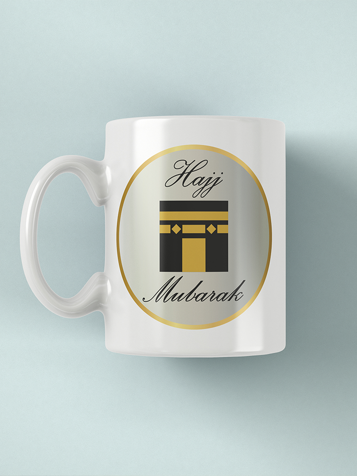 Personalised Hajj Mubarak Mugs Hajji Hajjan Kaaba gift