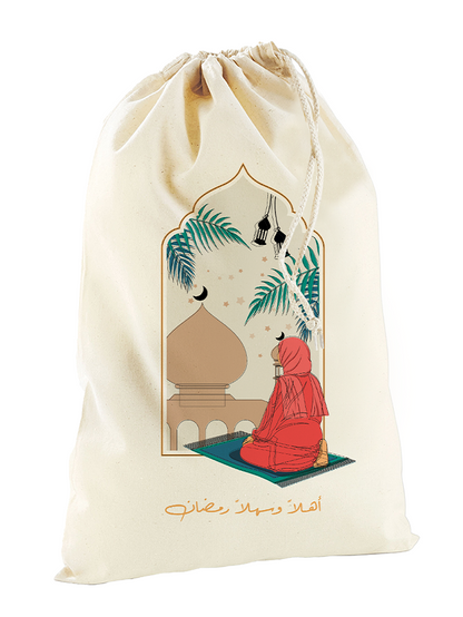 Ahlan Wahsahlan Ramadan Kareem Welcome Ramdan Gift Sack Man Lady