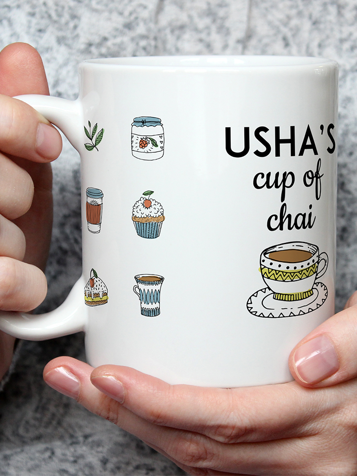 Personalised Chai Mug With All Things Chai