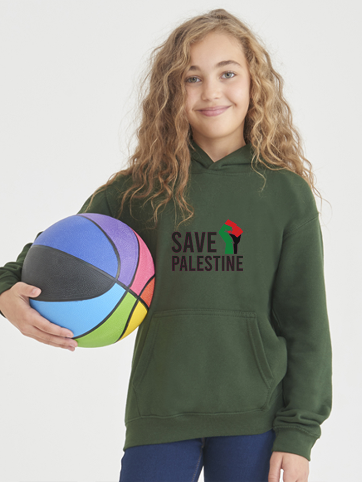 Save Palestine Falastin Kids Hoodie