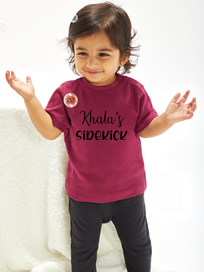 Khala's Phupho's Sidekick Baby Toddler T-shirt Print