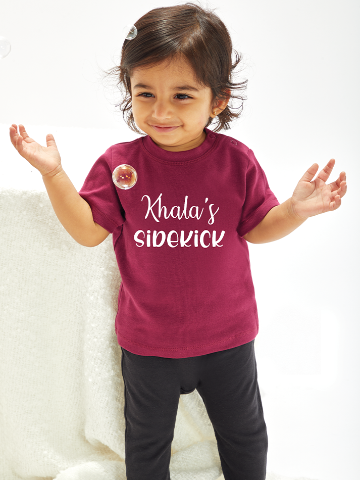 Khala's Phupho's Sidekick Baby Toddler T-shirt Print