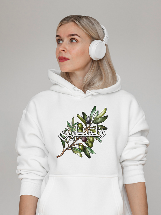 Palestine Olive Branch Falastin Adults Pullover Unisex Hoodie