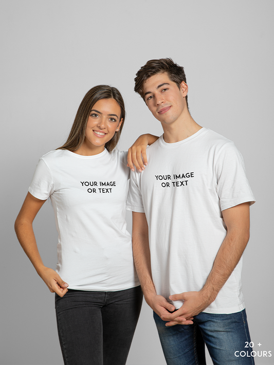 Personalised Adult T-Shirt- Add Image Or Text