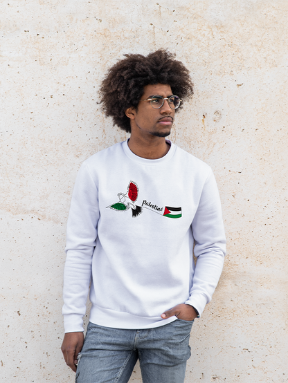 Palestine Bird Freedom Falastin Unisex Adult Sweatshirt