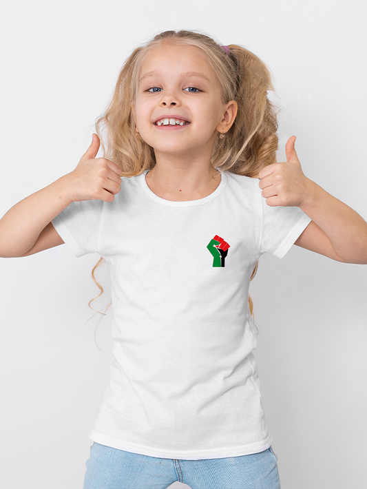 Fist Design Free Palestine Kids T-shirt Save Palestine