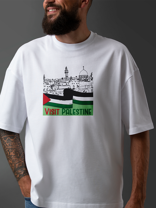 Palestine Town Falastin Adults Unisex Short Sleeve T-shirt