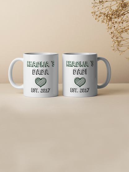 Personalised Nana/Dada/ Nani/Dadi Mug