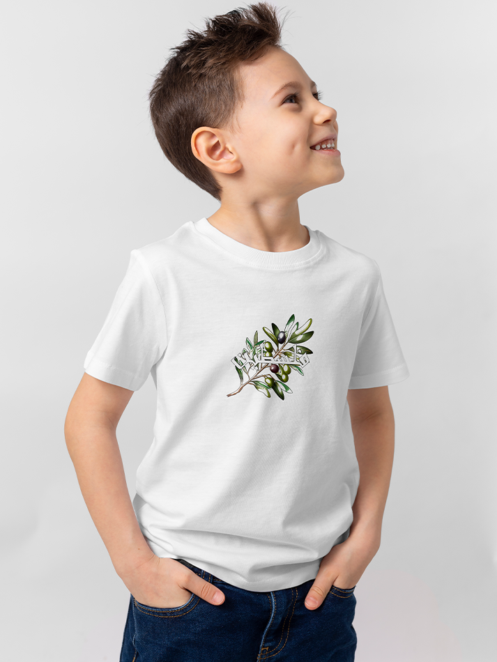 Palestine Olive Branch Falastin Kids T-shirt