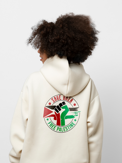 Save Gaza Free Palestine Falastin Adults Pullover Unisex Hoodie