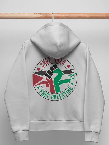 Save Gaza Free Palestine Falastin Adults Pullover Unisex Hoodie