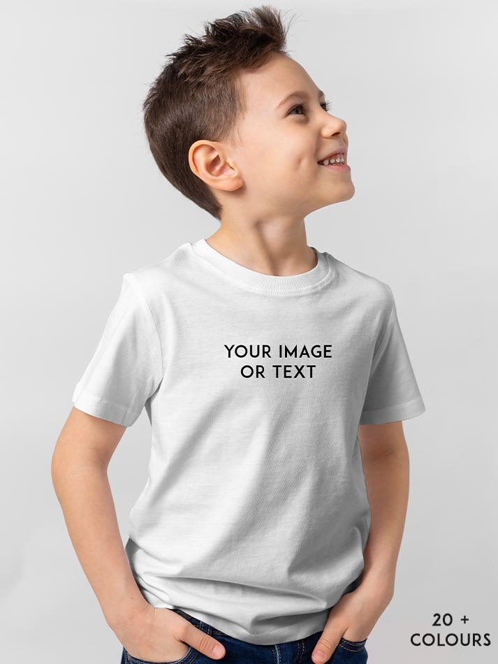 Personalised Kids T-Shirt - Add Image or Text