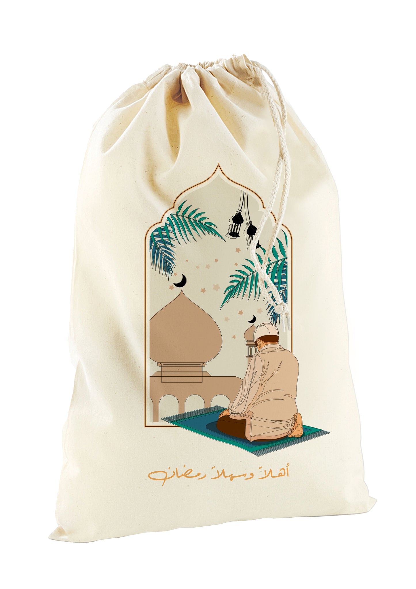 Ahlan Wahsahlan Ramadan Kareem Welcome Ramdan Gift Sack Man Lady