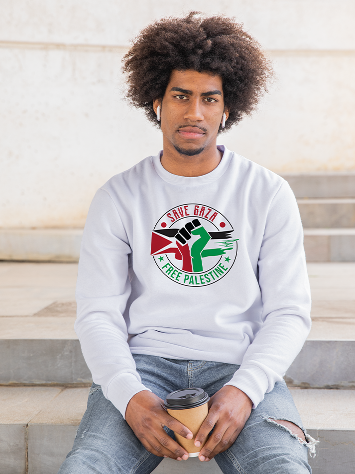 Save Gaza Free Palestine Falastin Unisex Adult Sweatshirt