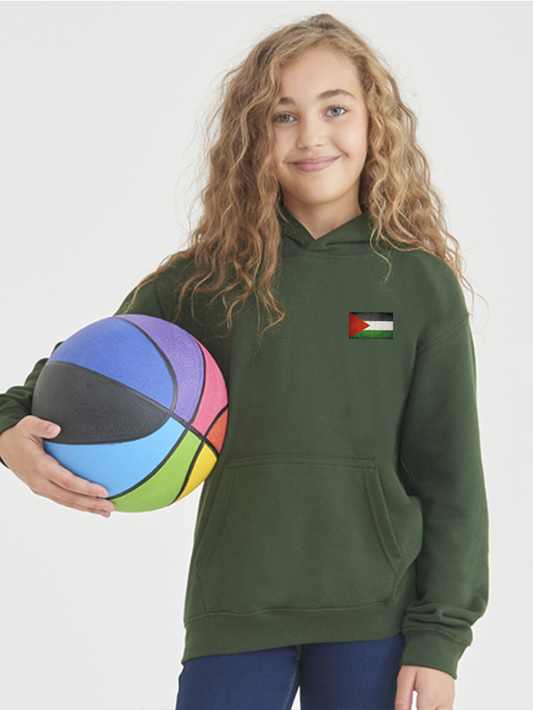 Palestine Flag Save Falastin Kids Hoodie