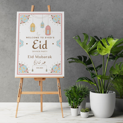 Ramadan Iftar Party Dinner Welcome Sign Ramadan Mubarak Board Eid Sign Ramadan Party Board Home Decor Eid Dinner Party Decor