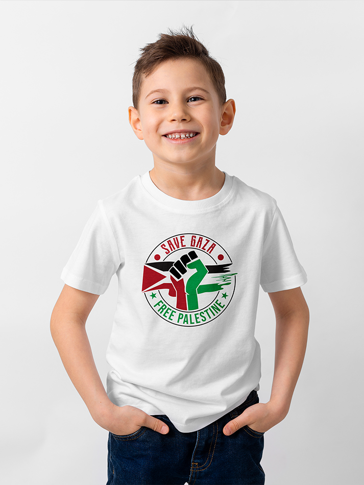 Save Gaza Free Palestine Falastin Kids T-shirt