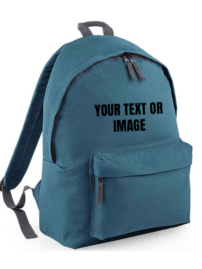 Personalised Adult Backpack - Add Image or Text