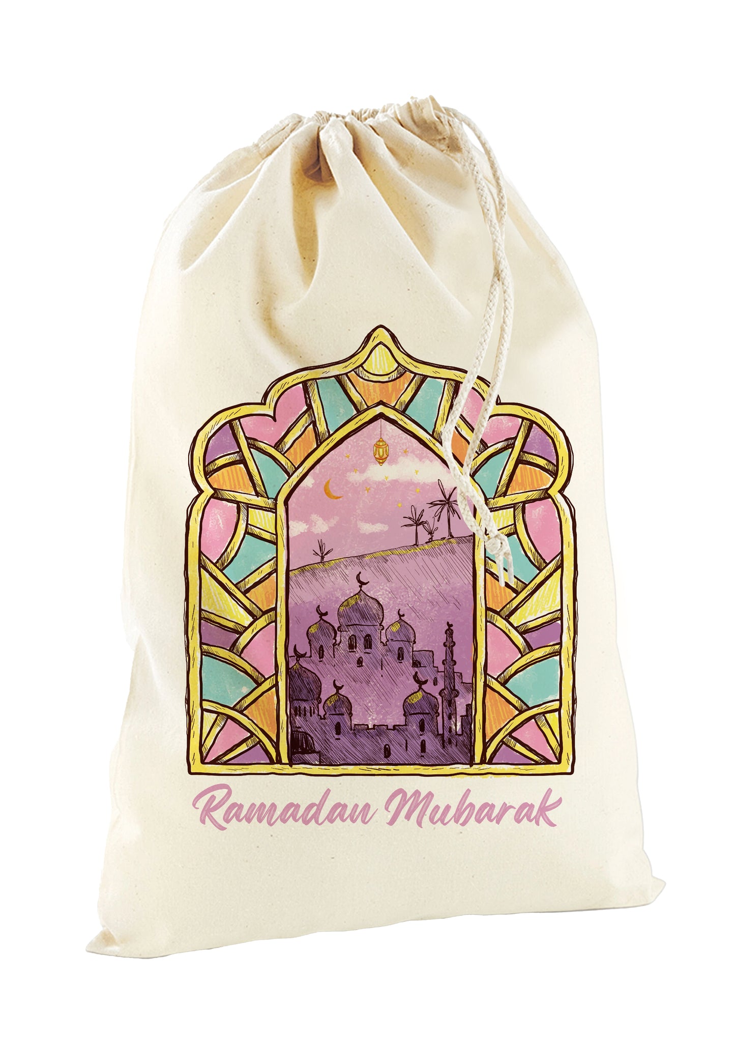 Custom Name Eid Mubarak Gift Sack Name Print Ramadan Gifts Islamic Gifts