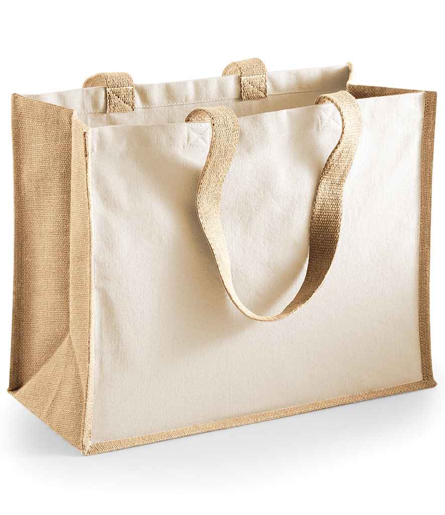 Personalised Jute Classic Shopper - Add Image Or Text