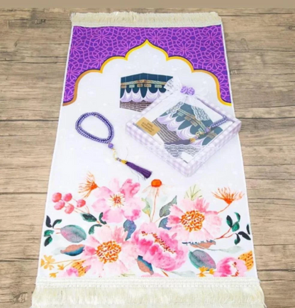 Kids Prayer Mat & Tasbeeh Set