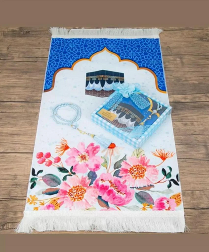 Kids Prayer Mat & Tasbeeh Set