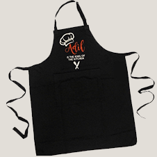 Personalised Name King / Queen Of Kitchen Apron