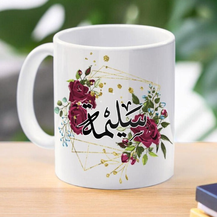 Personalised Plain White Mug