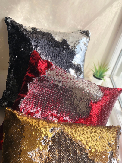 Personalised Sequin Cushions Decorative Pillow