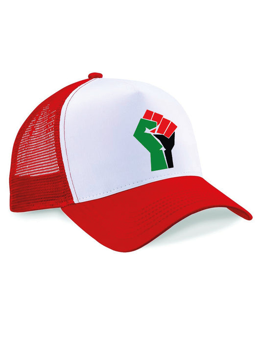 Palestine Fist Flag Caps Snapback Hat