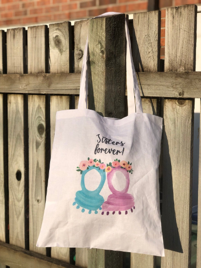 Floral Hijabi Crown Sister Forever Mug & Tote Bag