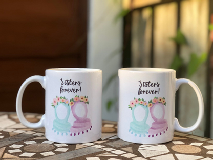 Floral Hijabi Crown Sister Forever Mug & Tote Bag