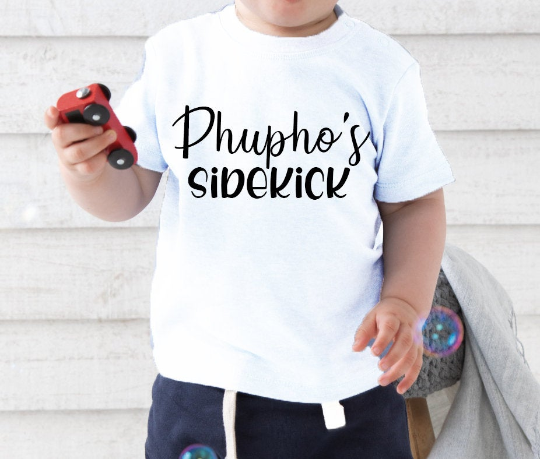 Khala's Phupho's Sidekick Baby Toddler T-shirt Print