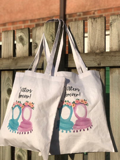 Floral Hijabi Crown Sister Forever Mug & Tote Bag