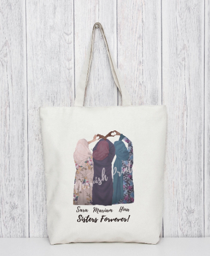 'Sisters Forever' Hijabi Mug & Totebag Bundle