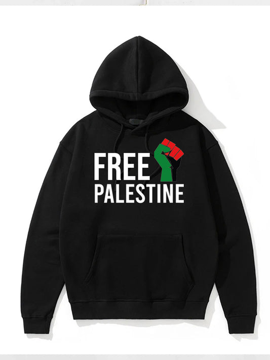 Free Palestine Adults Pullover Unisex Hoodie