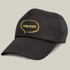 'Salaam' Print Kid's Caps