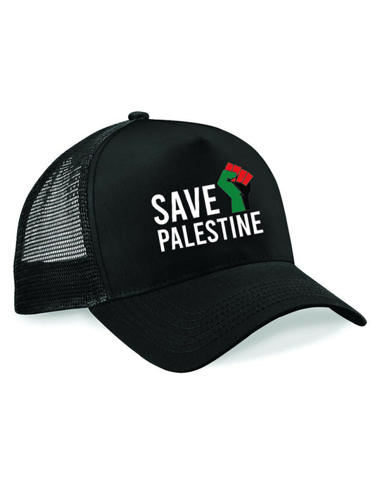 Save Palestine Flag & Fist Caps Snapback Hat